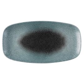 Блюдо прямоугольное CHEFS 35,5х18,9см, без борта, цвет RAKU DUO TOPAZ-QUARTZ, STUDIO PRINTS RDTQXO14 купить в Е.Маркет