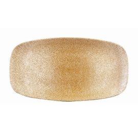 Блюдо прямоугольное CHEFS 35,5х18,9см, без борта, цвет RAKU GARNET ORANGE, STUDIO PRINTS RKGOXO141 купить в Е.Маркет