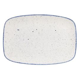 Блюдо прямоугольное CHEFS 35,5х24,5см, без борта, STONECAST HINTS, цвет INDIGO BLUE SHBIXP141 купить в Е.Маркет
