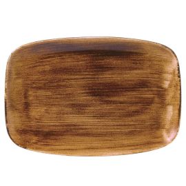 Блюдо прямоугольное CHEFS 35,5х24,5см, без борта, STONECAST PATINA, цвет VINTAGE COPPER PAVCXP141 купить в Е.Маркет