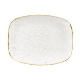 Блюдо прямоугольное CHEFS 35,5х24,5см, без борта, STONECAST, цвет BARLEY WHITE SWHSXP141 купить в Е.Маркет