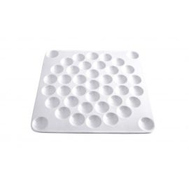 Блюдо сервировочное соты 22х22см 41 ячейка, ROCA V0122-0722 купить в Е.Маркет