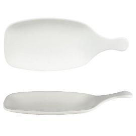 Блюдо сервировочное 28,4см, без борта, с ручкой, BIT ON THE SIDE, цвет WHITE WHPDLH1 купить в Е.Маркет