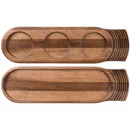 Блюдо сервировочное 48х14см, двухстороннее, дерево, IGNEOUS WOOD ZCAWIGT31 купить в Е.Маркет