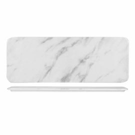 Блюдо сервировочное прямоугольное 37,6х14см, TEXTURED PRINTS, цвет MARBLE GREY MGYRST1 купить в Е.Маркет