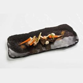 Блюдо сервировочное стеклянная космос черное 32х14см, COSMOS XGLAS-632 купить в Е.Маркет