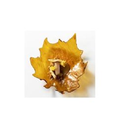 Блюдо сервировочное стеклянное "виноградный лист" 17,5х16,5см H3,5см, BOTANIQUE XGLAS-020M купить в Е.Маркет