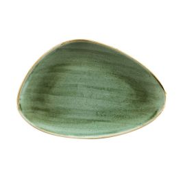Блюдо треугольное CHEFS 30,4х20,5см, без борта, STONECAST, цвет SAMPHIRE GREEN SSGSTC301 купить в Е.Маркет