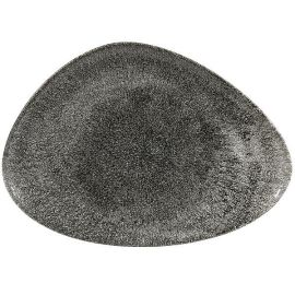Блюдо треугольное CHEFS 35,6х25см, без борта, цвет RAKU QUARTZ BLACK, STUDIO PRINTS RKBQTC361 купить в Е.Маркет
