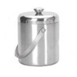Ведро для льда D15см H15см 1,7л, с крышкой, двойные стенки, нерж.сталь IBD35D купить в Е.Маркет