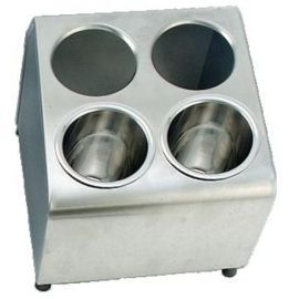 Диспенсер для емкостей для столовых приборов 4 отв., две линии, нерж.сталь FCH42 купить в Е.Маркет