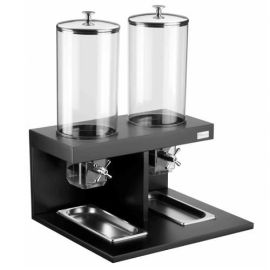 Диспенсер для мюсли двойной 2х8л, на дерев.подставке венге 51139819 купить в Е.Маркет