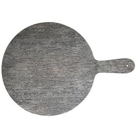 Доска сервировочная с ручкой D32см, меламин, BUFFET MELAMINE, цвет дерево ZPLRPDW1 купить в Е.Маркет