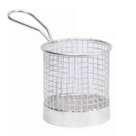 Емкость для закусок сетчатая круглая D9см H9см, нерж.сталь BSKR9NM купить в Е.Маркет