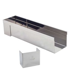 Желоб д/полена "квадрат" разборный 30х8см H6,5см, нерж.сталь 3205.30 купить в Е.Маркет