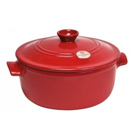 Кастрюля керамическая 5,3л D28,5см, серия FLAME, цвет гранат 455334 купить в Е.Маркет