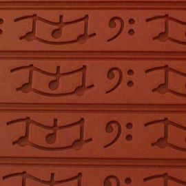 Коврик силиконовый рельефный "музыка" 60х40см, H3см RELIEF 6 купить в Е.Маркет