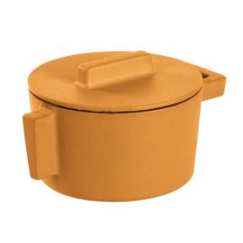 Кокотница чугунная 0,31л D10см H7,5см, с крышкой, цвет "ваниль" 51607V10 купить в Е.Маркет