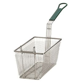 Корзина для фритюрницы 61,5х14,5см H34,5см, нерж.сталь, ручка зеленая 430 купить в Е.Маркет