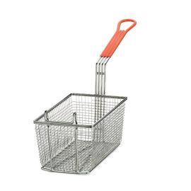 Корзина для фритюрницы 62х16см H29см, никелированная, ручка оранжевая 43 купить в Е.Маркет