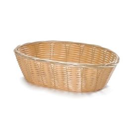 Корзина для хлеба овальная 25,5х16,5см H7,5см, полиротанг 1176W купить в Е.Маркет