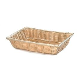 Корзина для хлеба прямоугольная 45,5х32см H7,5см, полиротанг 1192W купить в Е.Маркет