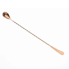 Ложка барная JAPAN 43,5см, ручка витая, сталь/медь M37011CP купить в Е.Маркет