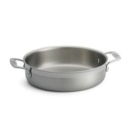 Лоток для жарки "TRI-PLY" D25,5см H6,5см 3,4л, круглый, с ручками, нерж.сталь CW7010 купить в Е.Маркет