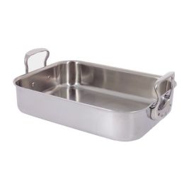 Лоток для жарки 35х25см H8см, с ручками, серия AFFINITY, нерж.сталь 3727.35 купить в Е.Маркет