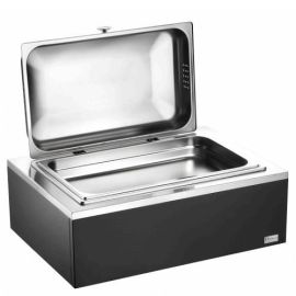 Мармит настольный (чефиндиш) GN1/1, подогрев., с фикс. для крышки, на дерев.подставке венге 5113F555 купить в Е.Маркет