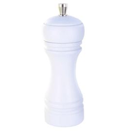 Мельница для соли 14см JAVA, деревянная, цвет белый матовый S345.140303 купить в Е.Маркет