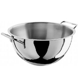 Миска полусферическая 17,0л D40см H22см, с ручками, нерж.сталь 50903940 купить в Е.Маркет