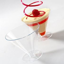 Набор емкостей для десерта 125мл D90мм H75мм, 100шт., пластик, цвет прозрачный PMOCO005 купить в Е.Маркет