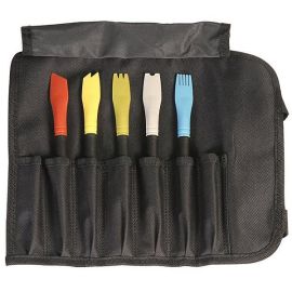 Набор кисточек для декорирования 5 предметов, силикон M35615 купить в Е.Маркет