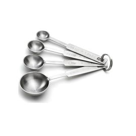 Набор мерных ложек 4шт. (15-5-2,5-1,25мл), нерж. сталь 722 купить в Е.Маркет
