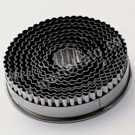 Набор резаков "круг рифленый" 12 шт., нерж.сталь CUT1F12 купить в Е.Маркет