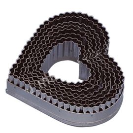 Набор резаков "сердце рифленое" 9шт., нерж.сталь CUT7F9 купить в Е.Маркет