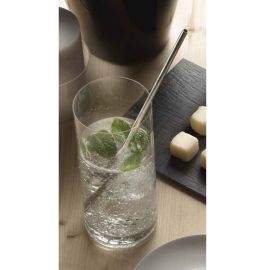 Набор трубочек для коктейля (6 шт.) 24см D0,5см, с ершиком для чистки, нерж. сталь 55737906 купить в Е.Маркет