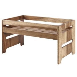 Подиум деревянный "ящик" 25,8х44,5см H23,5см BUFFETSCAPE WOOD ZCAWRLNC1 купить в Е.Маркет