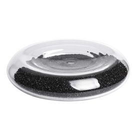 Подиум термальный D16,5см H4см, с черным песком, боросиликатное стекло XVIT-007B купить в Е.Маркет