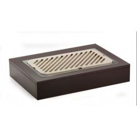 Поднос для нарезки хлеба, на дерев.подставке, цвет венге 51136800 купить в Е.Маркет