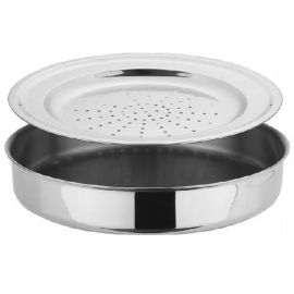 Поднос для пакетированного джема/масла D35см H6,5см, с емкостью для льда, нерж.сталь 50933136 купить в Е.Маркет