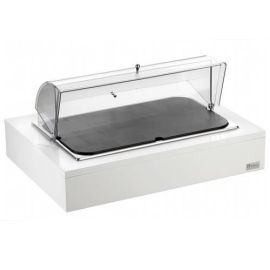 Поднос для сыра GN1/1 с крышкой ROLL-TOP, на дерев.подставке, цвет белый 511B0940 купить в Е.Маркет