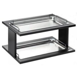 Поднос для фруктов 2 яруса на дерев. основании венге 51131056 купить в Е.Маркет