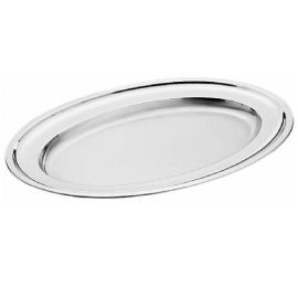Поднос овальный 48х32см, нерж.сталь 50931448 купить в Е.Маркет