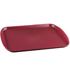 Поднос пласт. 30х42см, бордовый 422106721 купить в Е.Маркет