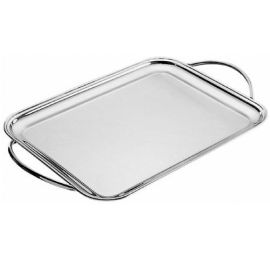 Поднос прямоугольный 48х37см, с ручками, нерж.сталь 50931348 купить в Е.Маркет