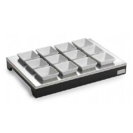 Поднос сервировочный 46х32см H5,5см, для салатников, на дерев.подставке 51270212 купить в Е.Маркет