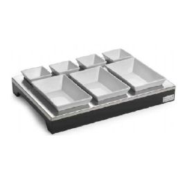 Поднос сервировочный 46х32см H5,5см, для салатников, на дерев.подставке 512702A7 купить в Е.Маркет