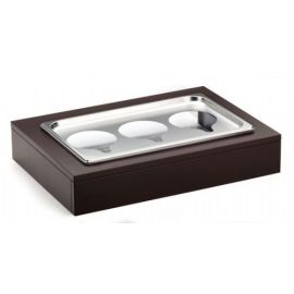 Поднос сервировочный для 3-х кувшинов, с хладогентом, на дерев.подставке венге 51131A00 купить в Е.Маркет